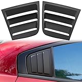 TENGBASE for Dodge Charger 2011-2023 2024 Side Window Shades Cover Blinds, Dodge Charger Window Louver ABS Black (2Pack)