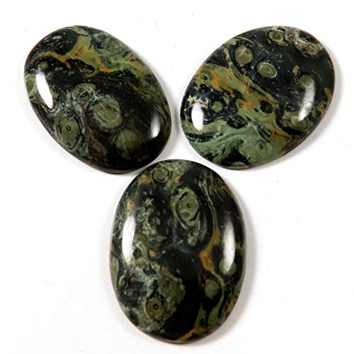 Jaspe Kambaba cabochon naturel 117.9Ct Lau19, cadeau mémorable pour passionné de gemmes