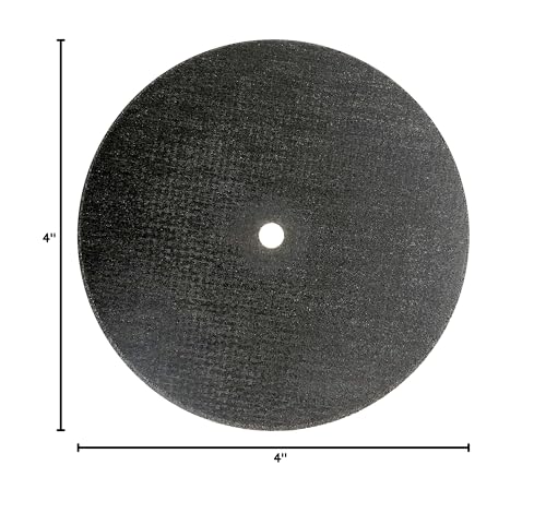 Image of Weiler 57076 4-Inch Cutting Wheel, Tiger AO Steel /Metal Long Life, Performance Cutting, 1 /16 inch A36T Type 1 1 /4 inch Arbor (Pack of 25)