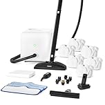 Dupray NEAT Steam Cleaner with 22-Piece Kit Chemical-Free, Powerful Steam Cleaning for Floors, Cars, Tiles, Grout, and More, Kills 99.9% of Bacteria and Viruses (incl. x6 Small Bonnets)