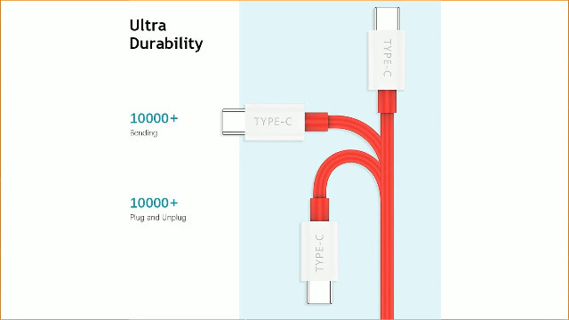 OnePlus 10T 8T 9 Pro Charging Cable for Warp-charging 65