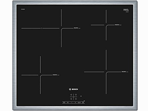 Bosch PIF645BB1E Serie 4 Induktionskochfeld (autark), 60 cm breit, Bräterzone für großes Kochgeschirr, PowerBoost schnelleres Kochen, TouchSelect Bedienung, ReStart & QuickStart, Kindersicherung