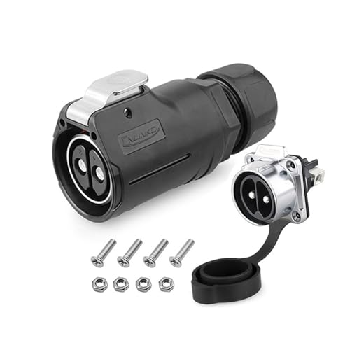 LP28 2Pin M28 �h�� 45A 500V ���͂ȓd�C�R�l�N�^�I�X�ƃ��X�̃v���O�\�P�b�g���C���[�R�l�N�^�V�G�l���M�[�ԗ��n���S KL4-3b(Female Plug Set2)
