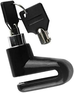 KPS Moto Lock Anti Theft Protection Motorbike Lock Disc Brake Wheel Lock Security Lock for Motorcycle/E-Bike/Scooter/Ranger Security Device & Tool (Pack of 1,Multicolor)