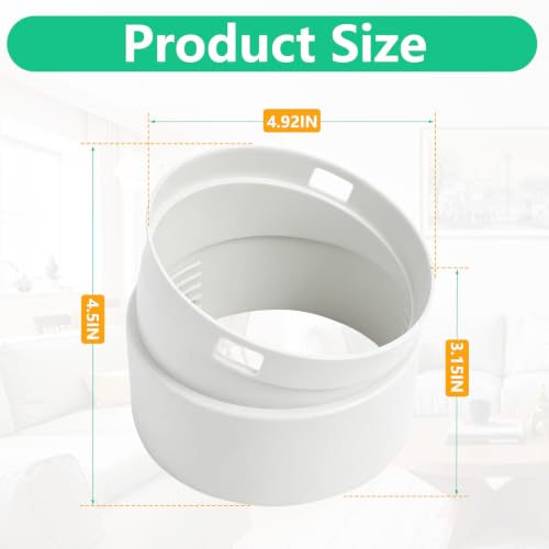 NE1950 Angled Exhaust HOSE Adapter Fits for Portable Air Conditioner by LJVQSHOP - Used condition - Image 2
