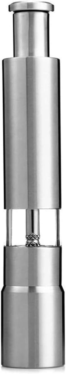 Manual Salt or Pepper Grinder for Professional Chef, Best Spice Mill with Stainless Steel Cap, Adjustable Coarseness