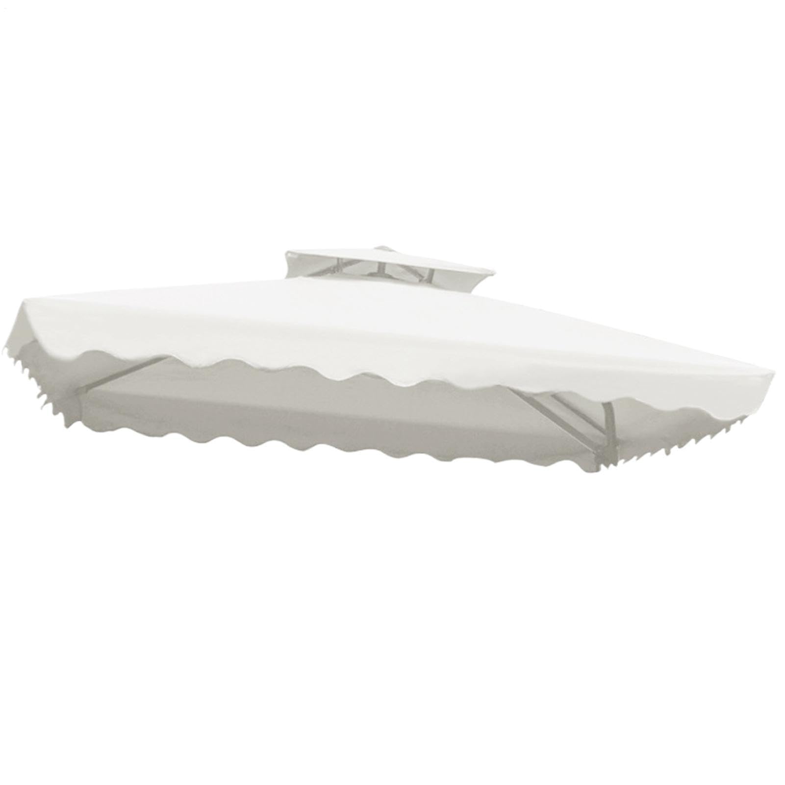 Wasserabweisendes Design - Sonnenschirm Ersatzdach, 4 Rippen, 7,22 Ft