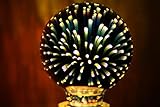 3D Star Led G95 E27 Voltage:110-230V AC Retro Filament / 4w 3D Cosmic Light Bulb Holiday Decoration Bar Light Decoration Glass LED Lamp Lamparas Bombillas