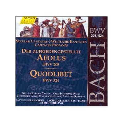 Bach: Secular Cantatas - Der Zufriedengestellte Aeolus BWV 205, Quodlibet BWV 524
