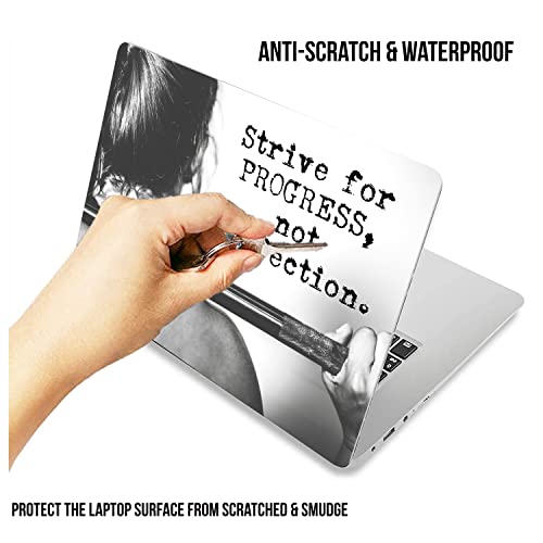 Image of Paper Plane Design Laptop Skins Sticker for Upto 17 in Laptops (Pack of 2) Des 13 (A)