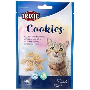 Trixie 42743 Cookies mit Lachs und Catnip, 50 g(1er Pack)
