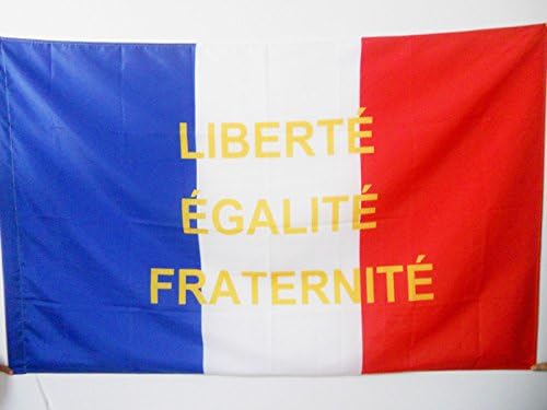 AZ FLAG, France Liberté Egalité Fraternité Flag, 2x3 Ft, French Liberty Flag Banner with Sleeve, 100% Polyester