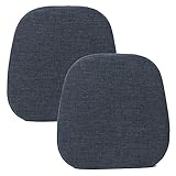 Paquete: incluye dos cojines de metal para silla (14 x 14 x 2 pulgadas)