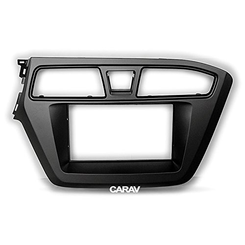 CARAV 11-578 Double Din Car Dash Installation Kit Radio Stereo Face Facia Fascia Panel Frame DVD Dash Stereo Install Kit for Hyundai i-20 2014+ Left Wheel 17398mm 178100mm 178102mm