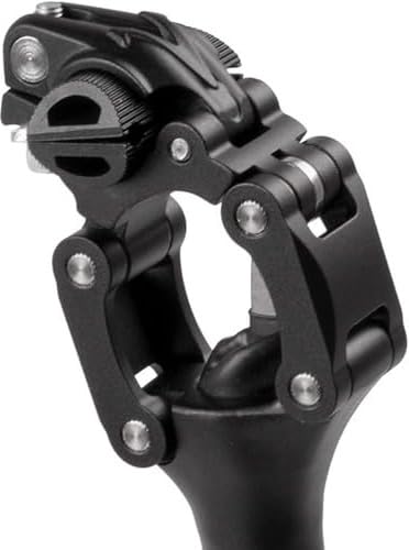 M-Wave Mwavz Unisex Adult Fourspring Vario Parallelogram Seat Post - Black, diameter 27.2 mm, Radius 27.2 mm - Image 4