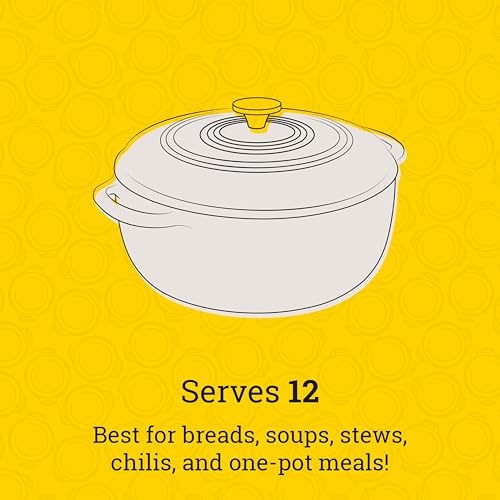 Lodge Cast Iron Dutch Oven With Lid, 6-Quart, 1 Piece (White)