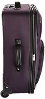 Rockland Fashion Softside 4 Piece Luggage Set, Expandable, (14" Tote/19"/24"/28"), Purple — image 3