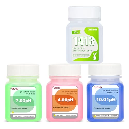 Image of EC Calibration Buffer Solution 1413S /cm and pH4 /7 /10,TDS Buffer Kit