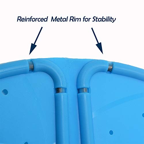 Keptneat Splatter Guard Screen For Frying Pan Silicone Foldable 12-Inch Blue #TOP2