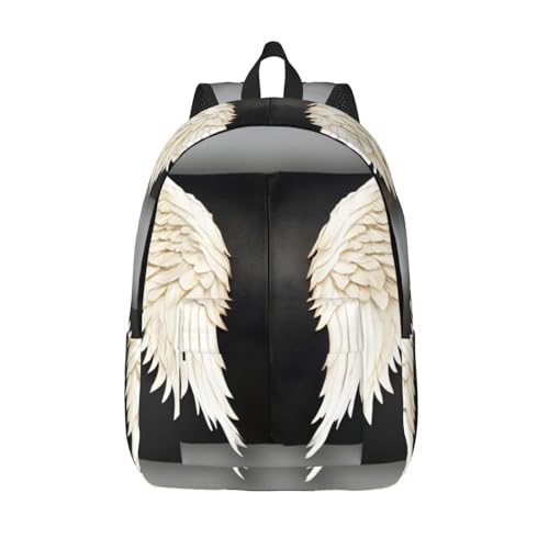 Sac à dos de voyage EdWal imprimé plumes d'ange sac d'ordinateur universitaire