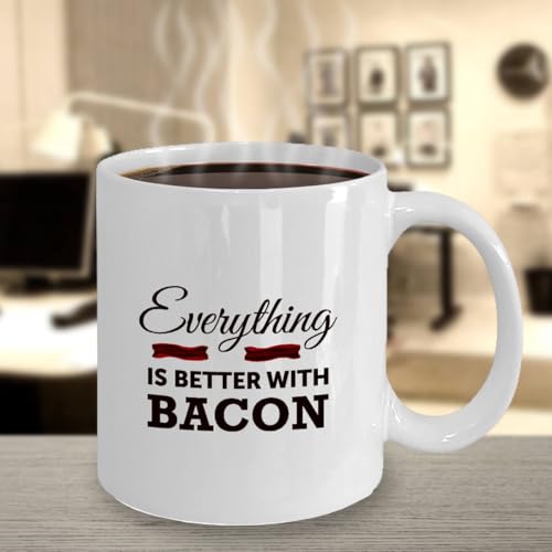 Mug Warmer For Desk Bacon Mug Set