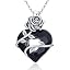 E-Rose Flower Necklace