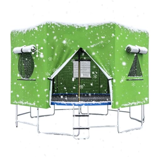 Toldo de cama elástica para camping y jardín hecho de tela Oxford protectora contra el viento