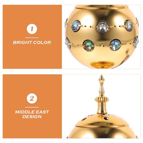 Brûleur d'encens électrique arabe pour parfumer sans charbon - 6