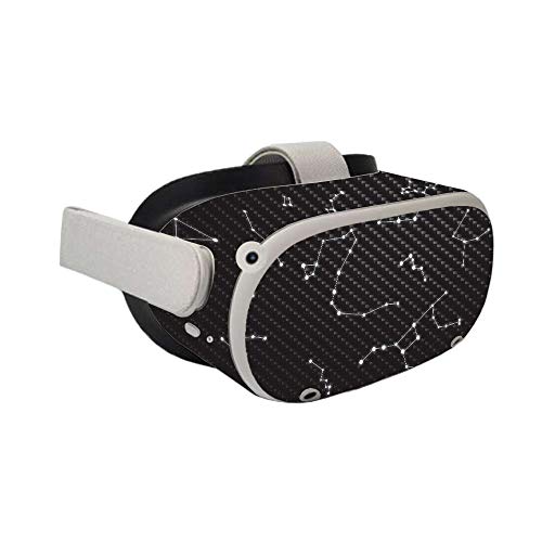 Image of MightySkins Carbon Fiber Skin Compatible with Oculus Quest 2 - Constellations | Protective, Durable Textured Carbon Fiber Finish | Easy to Apply | Made in The USA (CF-OCQU2-Constellations)