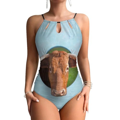 Monokini 1 pièce Vache Jaune pour vos journées de détente à la plage et soirées beachwear