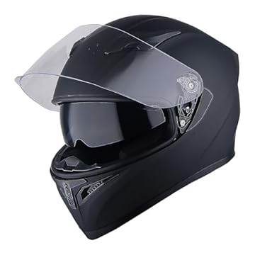 full face dual visor helmet
