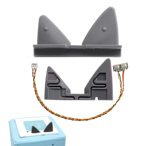 Ersatz für Toniebox Tonie für Tonies Alternative Cable Ersatz Ohren (Graue Ohren + Kabel)