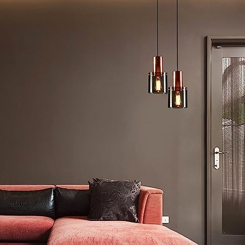 Candelabro de cristal HAZARA de oro rosa con altura ajustable para comedor 3