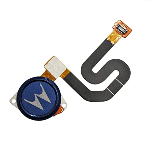 HYY Blue Home Button Fingerprint Sensor Flex Cable Replacement for Motorola Moto G7 Play XT1952 /Moto G7 Power XT1955