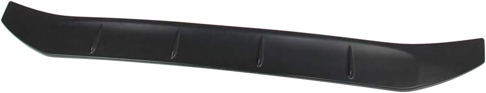 IKON MOTORSPORTS, Roof Spoiler Compatible with 2013-2016 Scion FR-S/2013-2020 Subaru BRZ/2017-2020 Toyota 86, Ikon V Style ABS Black Rear Trunk Lip Wing