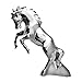 GG Grand General 48120 Chrome Fighting Stallion Hood Ornament