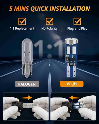 Kit de 6 Bombillas LED Azul para Tablero Jeep Grand Cherokee miniatura 5