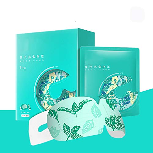 Eye Masks Health Care Steam Eye Mask 7 Sheets mint Warm Moisturize Eye Mask Scents Eye Care Skin Relieve Fatigue Tired dry Eyes Relaxation Spa Better Sleep,Travel or at Work
