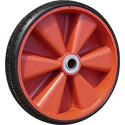 HOME It® roue increvable Ø250 x 55 mm avec jante ABS – pour chariot ou diable – axe 19 mm – charge max 200 kg