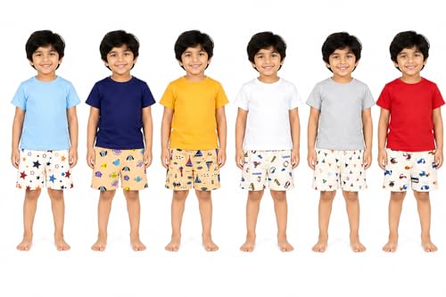 Image of AmazBabyBoys Cotton Printed Track Pants Boy's Regular fit Trackpants (Assorted Prints)