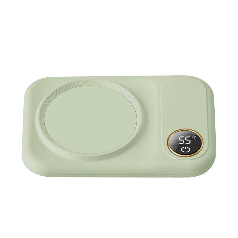 Chauffe-Tasse a Café,Tapis Chauffant Électrique USB 10 W avec Arrêt Automatique de 8 Heures et 3 Réglages de Température pour Bureau,Maison,Bureau,Chauffage du Café,Thé,l'eau,Lait,Boissons