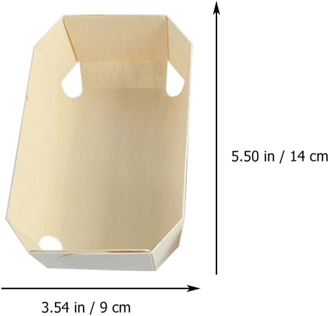 Luxshiny 10pcs Non-stick Rectangular Loaf Pan for Baking Bread Cake and Brownies and Molds for Home and Bakery Use