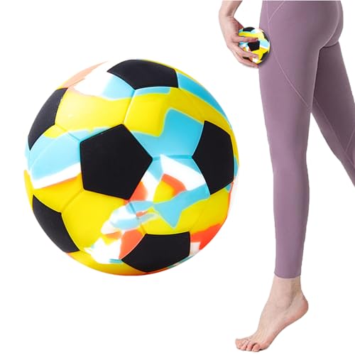Palla da Massaggio,Pallone da Calcio Massaggiante per Muscoli | Yoga E Sport, Attrezzo In Silicone Per Mani, Spalle, Schiena E Piedi