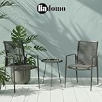 Mannoli Gartenstuhl 2er-Set Aluminium & Rope Anthrazit