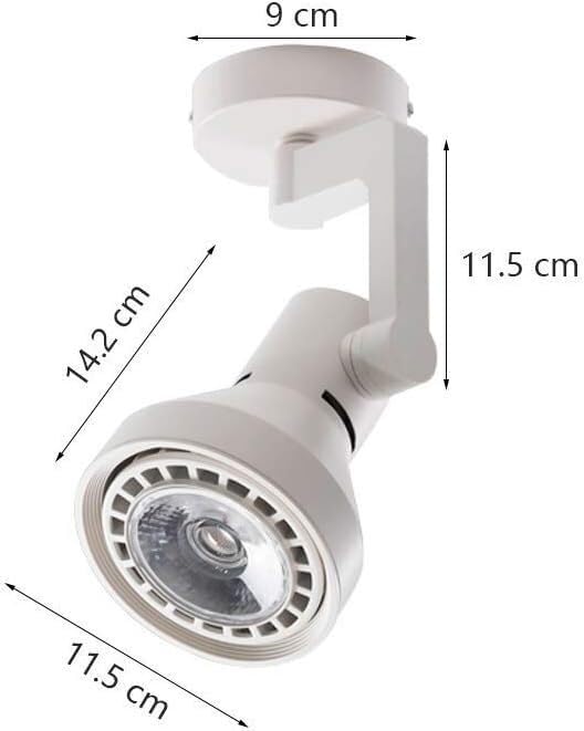 Projecteur COB 30W réglable anti-zones d'ombre pivotant