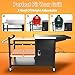 Utheer Grill Table Cart for Weber Kettle 22