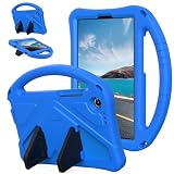 YRH for Lenovo Tab One 8.7 inch Case 2025, Kids EVA Shockproof Tablet Cover with Handle Kickstand (Blue)