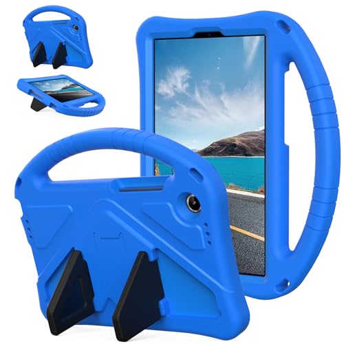 Kwamaz Case for Tab 10.1 inch Tablet TB311FU/TB311XU, Kids Soft Silicone Cover for Tab Tablet Case 2025, with Kickstand (Blue) by Kwamaz - Used condition - US$7.15