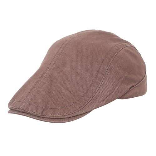 Image of FabSeasons Cotton Ivy Flat Golf Cap - Classic Newsboy Gatsby Hat for Men