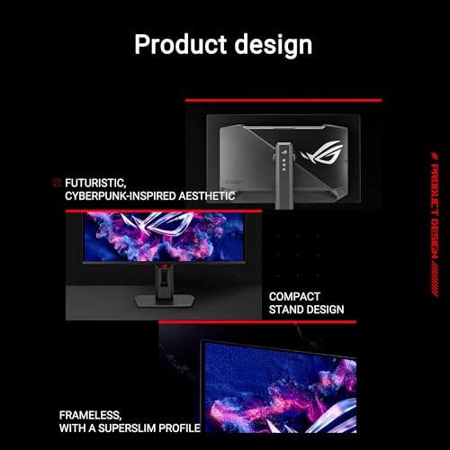 Image of ASUS ROG Strix XG32UCDS Gaming Monitor 31.5 Inch 4K UHD QD-OLED (3840 x 2160), 165 Hz, 0.03 ms (GTG) Response Time, Neo Proximity Sensor, G-SYNC, DisplayWidget Center, Black